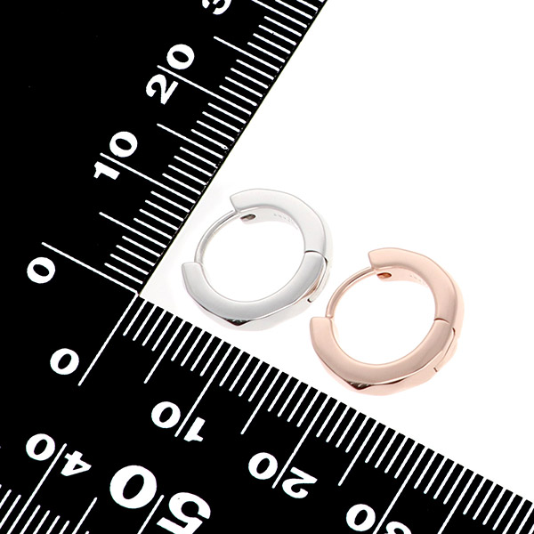 シルバーペアピアス