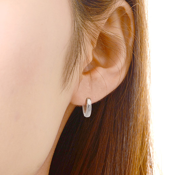 シルバーペアピアス