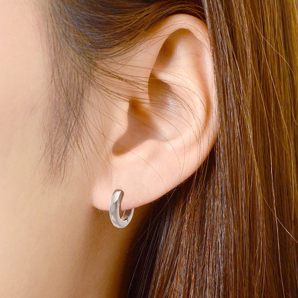 シルバーペアピアス