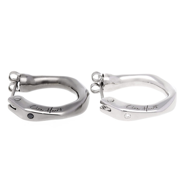 シルバーペアピアス