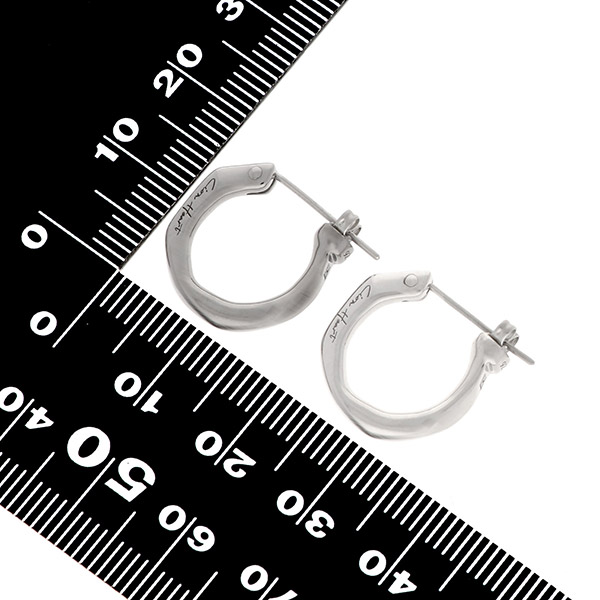 シルバーペアピアス