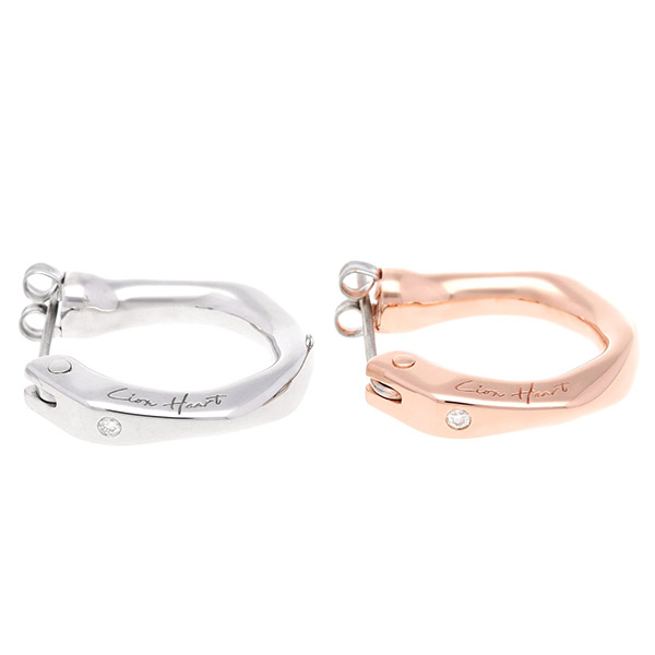 シルバーペアピアス