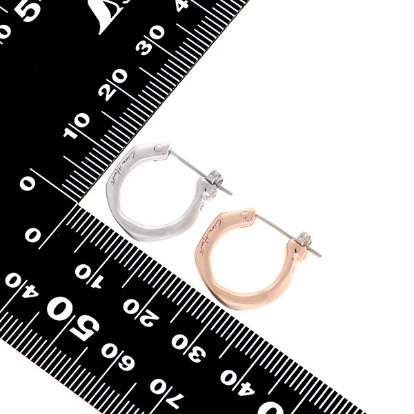 シルバーペアピアス