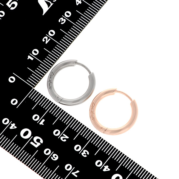 シルバーペアピアス