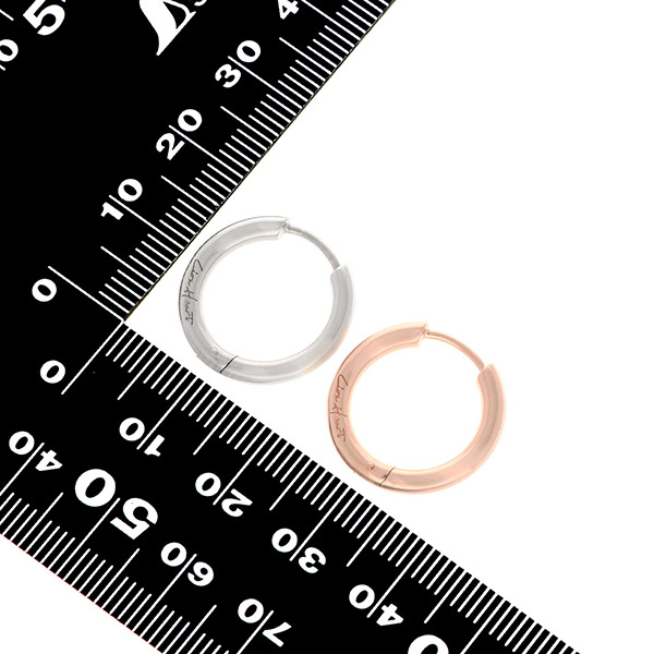 シルバーペアピアス