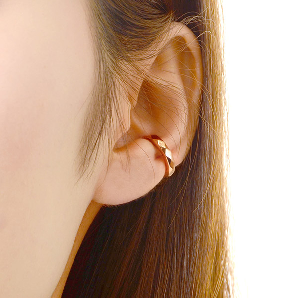 シルバーペアイヤーカフ