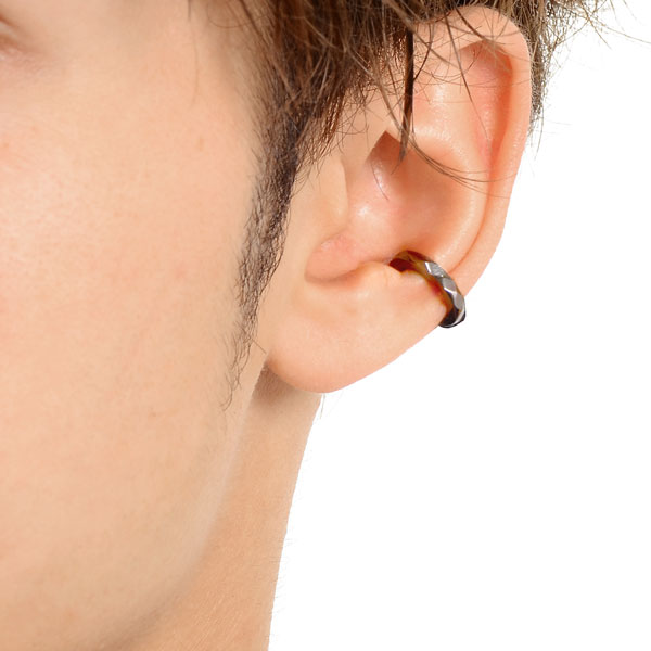 シルバーペアイヤーカフ