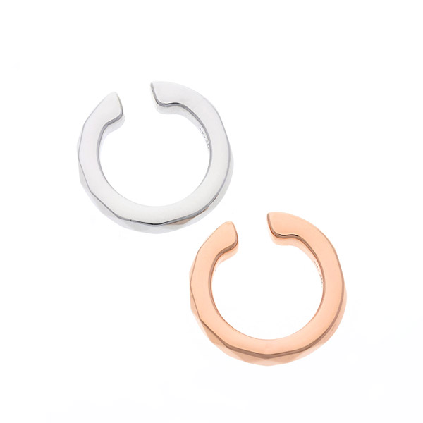 シルバーペアイヤーカフ