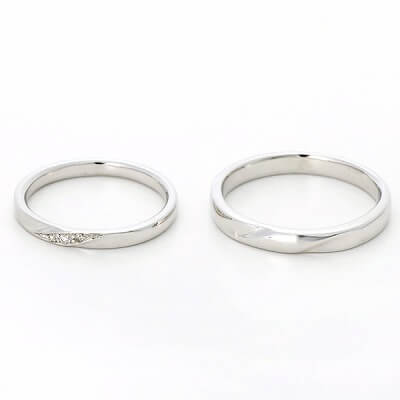 ホワイトゴールドペアリング