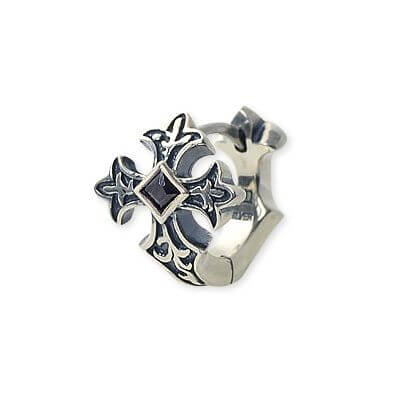 M'S COLLECTION シルバーフープピアス(片耳用)