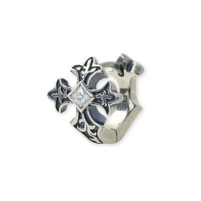 M'S COLLECTION シルバーフープピアス(片耳用)