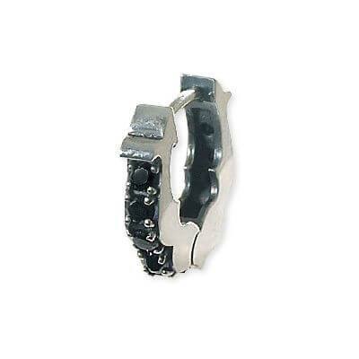 M'S COLLECTION シルバーフープピアス(片耳用)