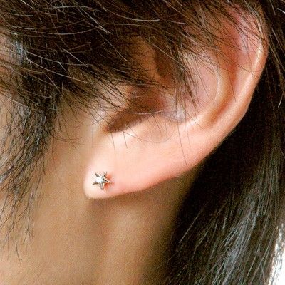 シルバースタッドピアス(片耳用)