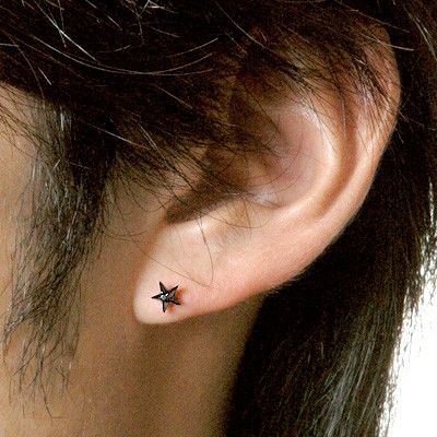 シルバースタッドピアス(片耳用)
