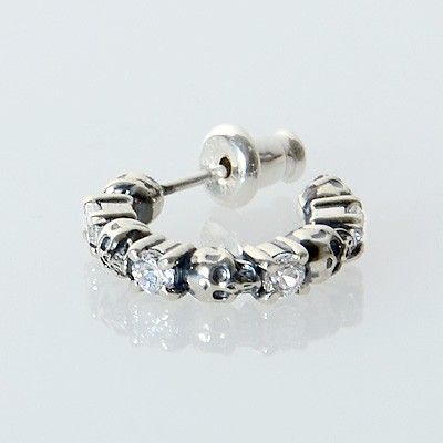 シルバーフープピアス(片耳用)