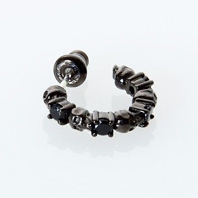 シルバーフープピアス(片耳用)