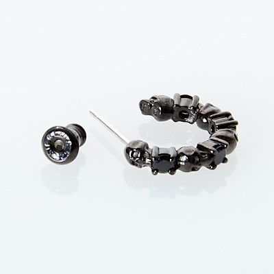 シルバーフープピアス(片耳用)