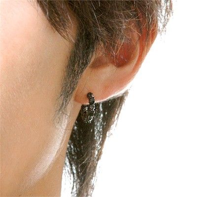 シルバーフープピアス(片耳用)