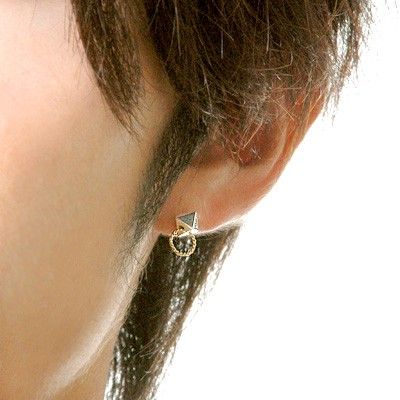 シルバースタッドピアス(片耳用)