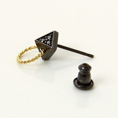 シルバースタッドピアス(片耳用)