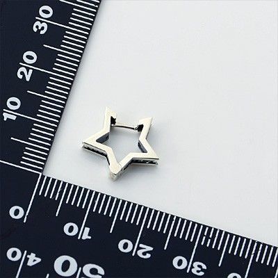 シルバーフープピアス(片耳用)