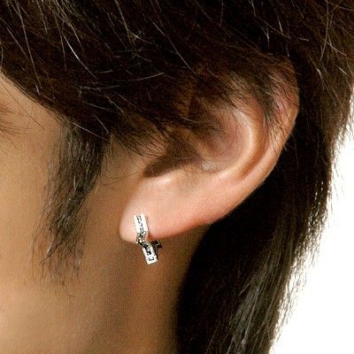 シルバーフープピアス(片耳用)