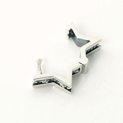 シルバーフープピアス(片耳用)