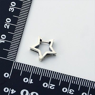 シルバーフープピアス(片耳用)