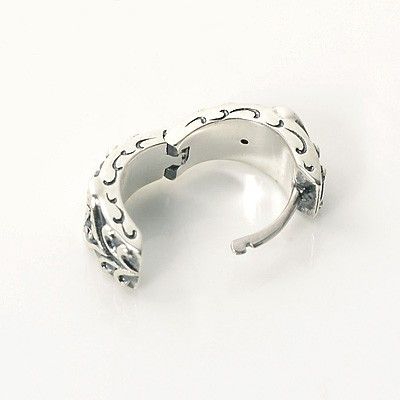 シルバーフープピアス(片耳用)