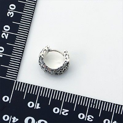 シルバーフープピアス(片耳用)