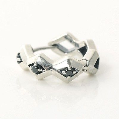 シルバーフープピアス(片耳用)