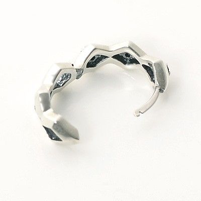 シルバーフープピアス(片耳用)