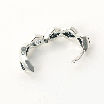 シルバーフープピアス(片耳用)