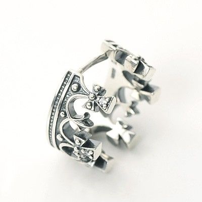 シルバーフープピアス(片耳用)