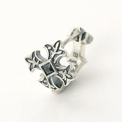 シルバーフープピアス(片耳用)