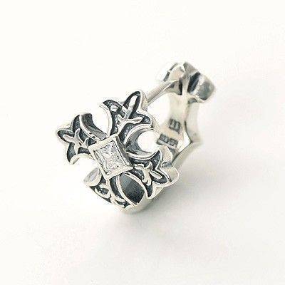 シルバーフープピアス(片耳用)