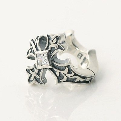 シルバーフープピアス(片耳用)