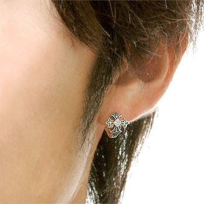 シルバーフープピアス(片耳用)