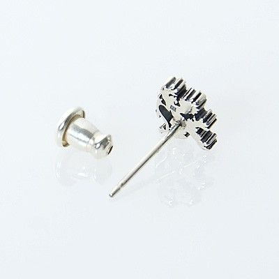 シルバースタッドピアス(片耳用)