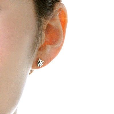 シルバースタッドピアス(片耳用)