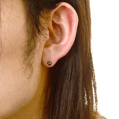 シルバースタッドピアス(片耳用)