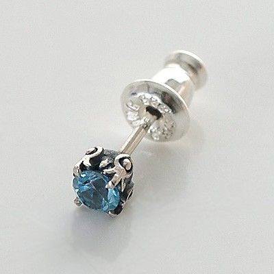 シルバースタッドピアス(片耳用)