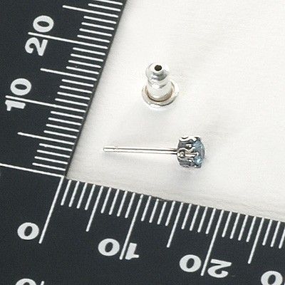 シルバースタッドピアス(片耳用)