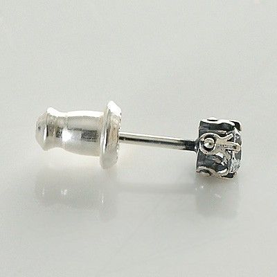 シルバースタッドピアス(片耳用)