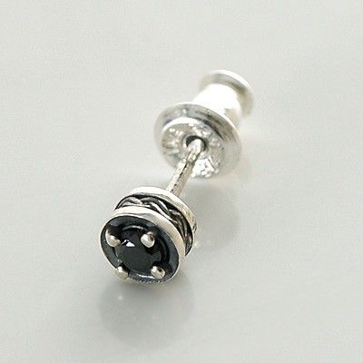 シルバースタッドピアス(片耳用)