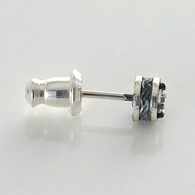 シルバースタッドピアス(片耳用)