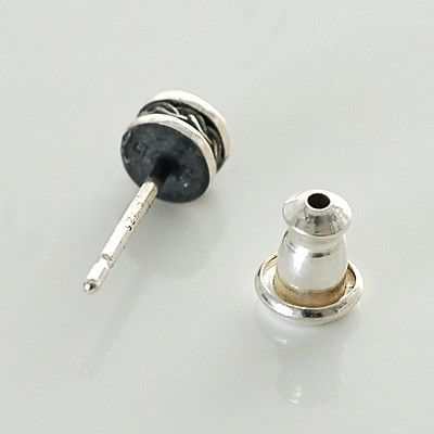 シルバースタッドピアス(片耳用)