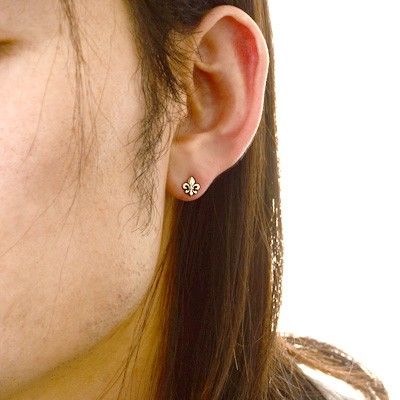 シルバースタッドピアス(片耳用)