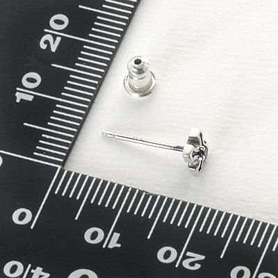 シルバースタッドピアス(片耳用)