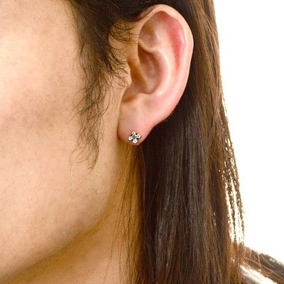 シルバースタッドピアス(片耳用)